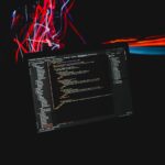 opened black laptop computer
